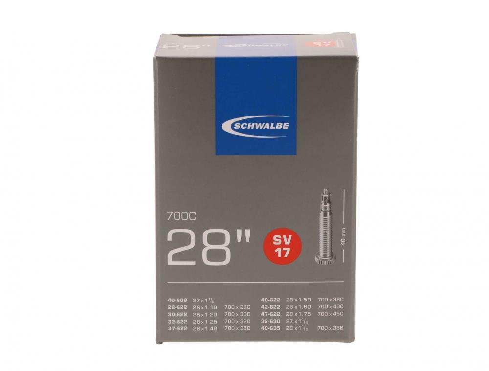Schwalbe Schlauch SV17 28 Zoll 700C 28x1.10-1.75 mit 40mm SV Ventil