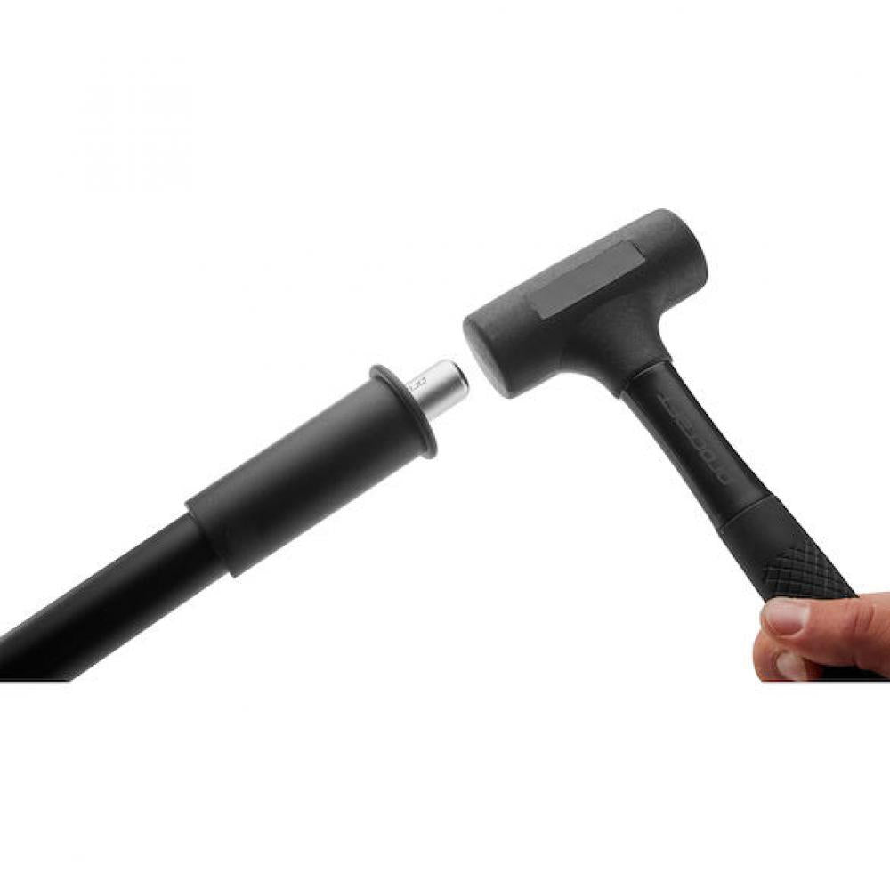 Procraft Krallenmutter Einschlagwerkzeug Advanced 1 1/8" Schwarz/Silber, Hammer für präzise Kralleinschläge.