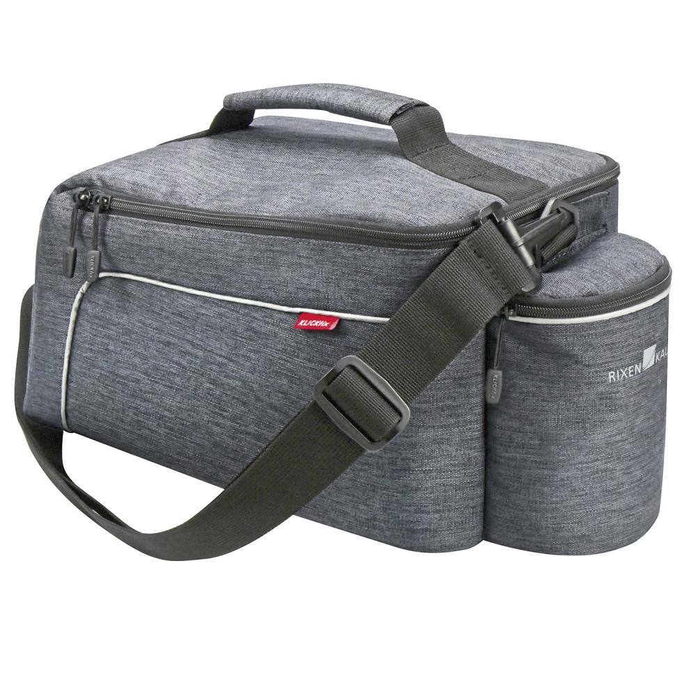 KLICKfix Gepäckträgertasche Rackpack Light grau Größe 37x19x18cm 8l