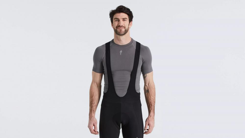 SEAMLESS BASELAYER SS MEN GRY S/M - Bekleidung