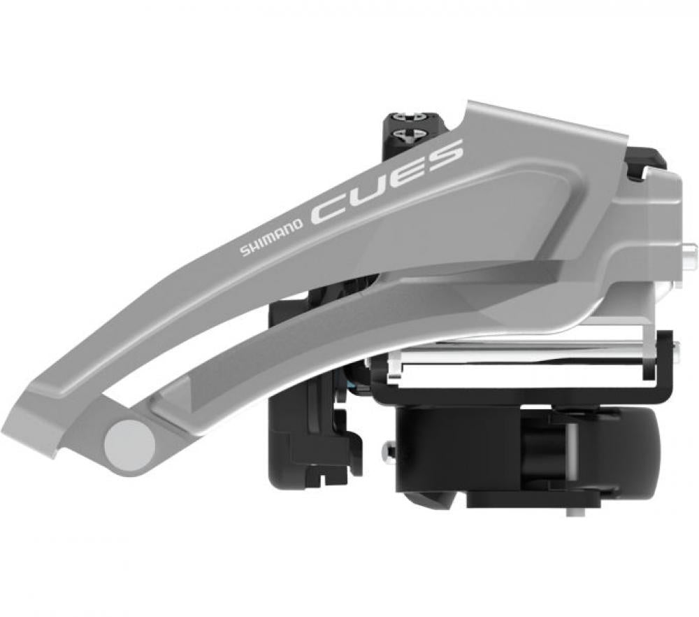 SHIMANO Umwerfer CUES 9-fach Dual-Pull 46Z - präziser Frontumwerfer für moderne Trekking- und Citybikes