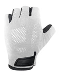 CHIBA Gel Evolution - Radhandschuhe kurzfinger, weiß, S, Gelpolsterung, atmungsaktiv