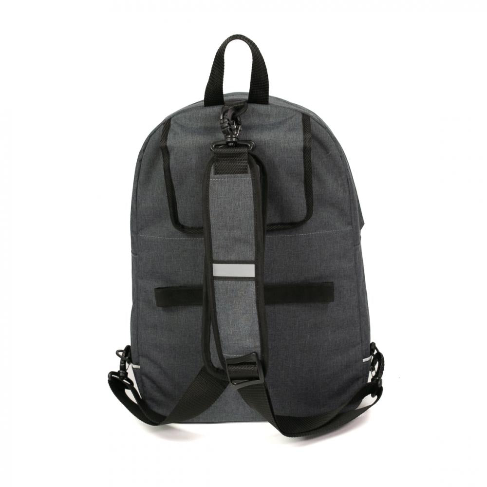 Haberland Bike-Rucksack Lucky Active Plus anthrazit - flexible Fahrrad-Rucksack-Kombination