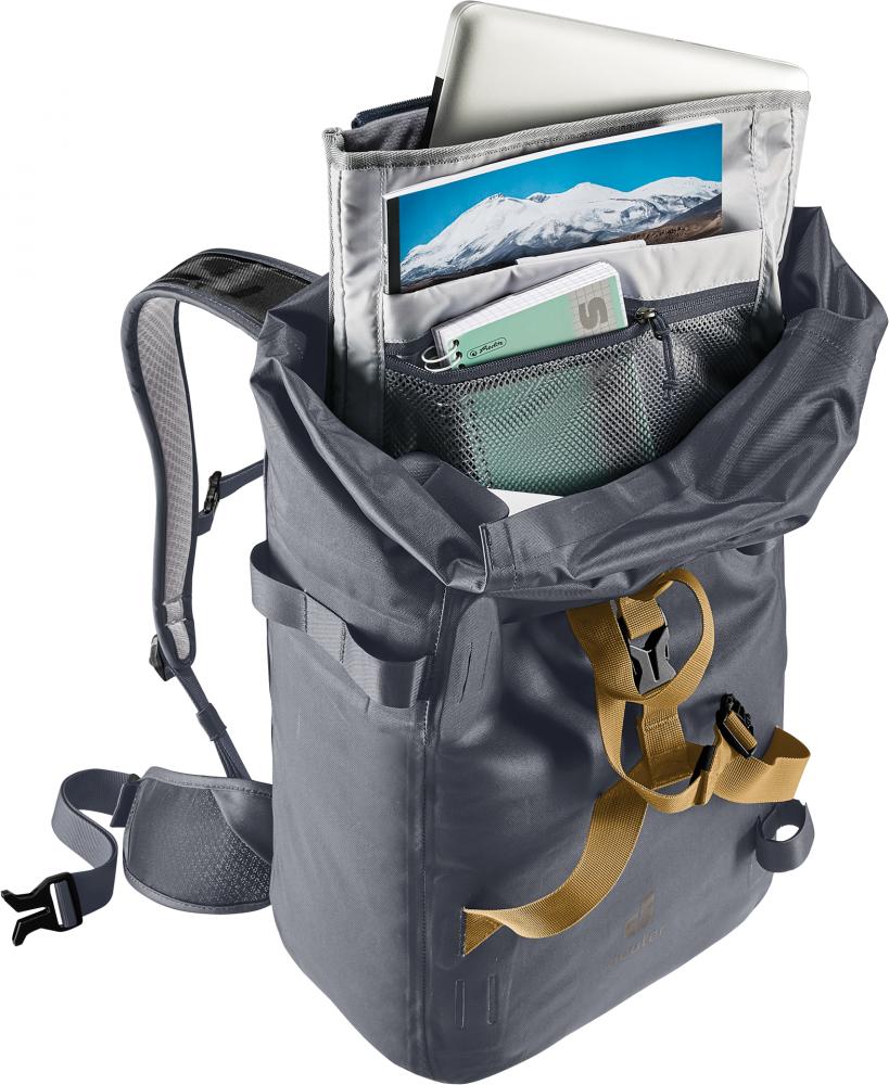 Deuter Amager 25+5 Fahrradrucksack Wasserdicht Graphite - 25 Liter Volumen mit Laptopfach