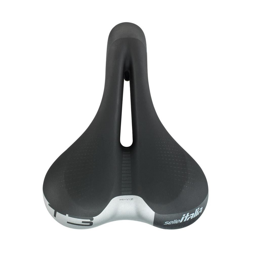 Selle Italia T 3 Flow S2 City-/Touring-Sattel 210 × 267 mm, Soft-Tek / Light Gel, Flow-Aussparung