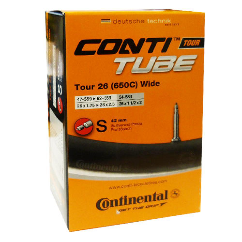 2x Reifen Continental Conti Ride Tour 26x1.75 + 2 x Schlauch SV 42mm