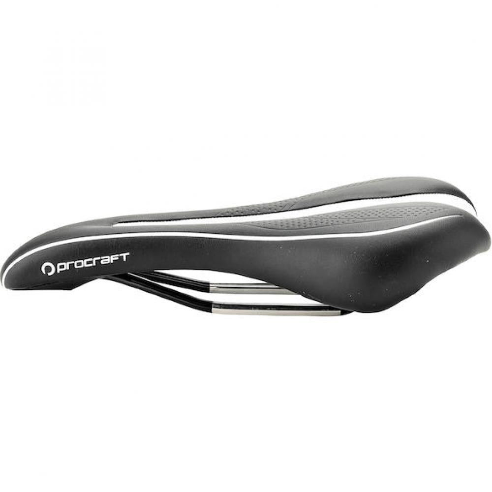 Procraft Sattel Sport Hollow 270 x 150 mm schwarz/weiß - sportlicher Komfort für Rennrad & Fitness