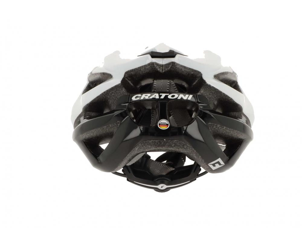 Cratoni Helm C-Bolt Road weiß schwarz glanz M/L 56 bis 59cm