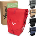 Valkental ValkOcean Gepäckträgertasche Koralle aus recyceltem Plastik.