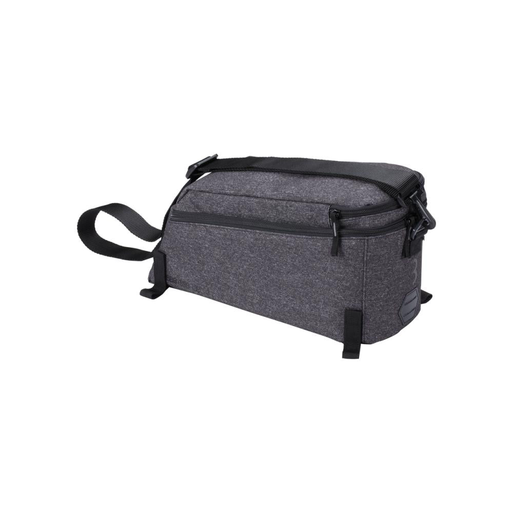 BBB Cycling Tasche für Gepäckträger CarrierPack 36x16x16cm 6L grau - kompakte Transportlösung
