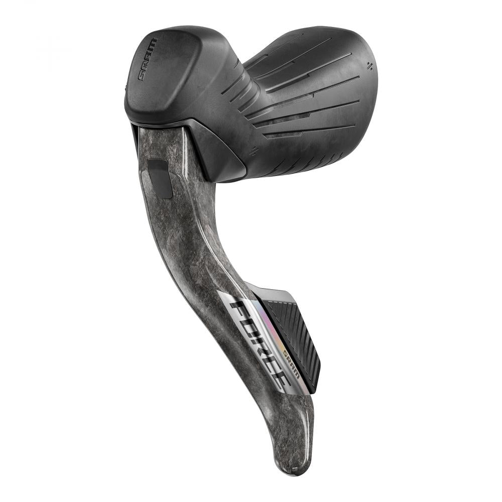 SRAM Force AXS Schalt-/Bremseinheit E1 vorne, schwarz/carbon, maximale Kontrolle mit einem Finger.