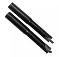 Vorbauverlängerung 25,4mm 1 1/8\" Stahl, schwarz, verlängert bis zu 10cm