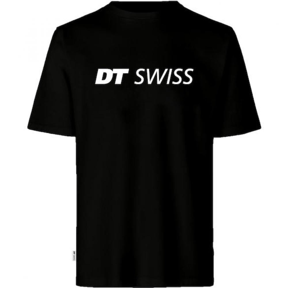 DT Swiss T-Shirt DT SWISS Classic Logo M Schwarz - komfortables Unisex-Fanshirt