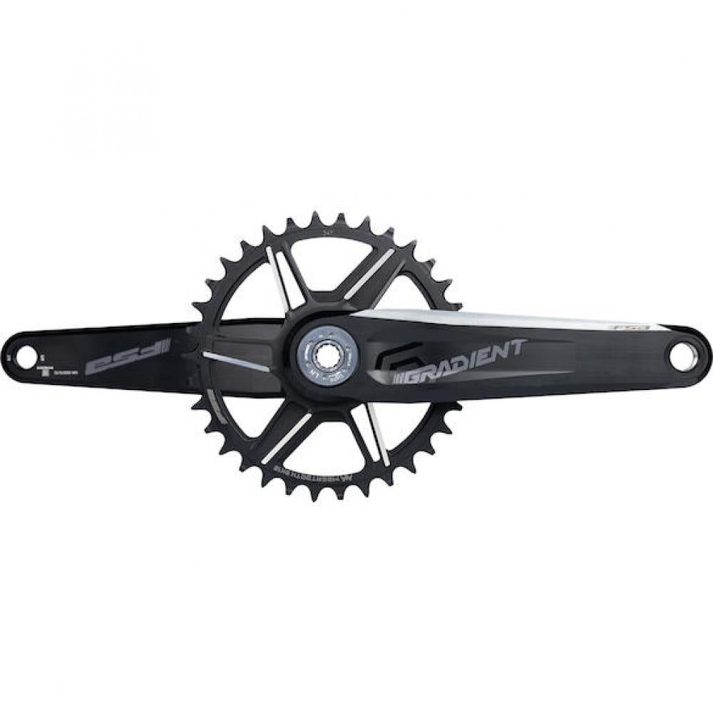 FSA Kurbelgarnitur Gradient Modular Direct Mount 165 mm Schwarz - maximale Kontrolle im Gravity-Einsatz