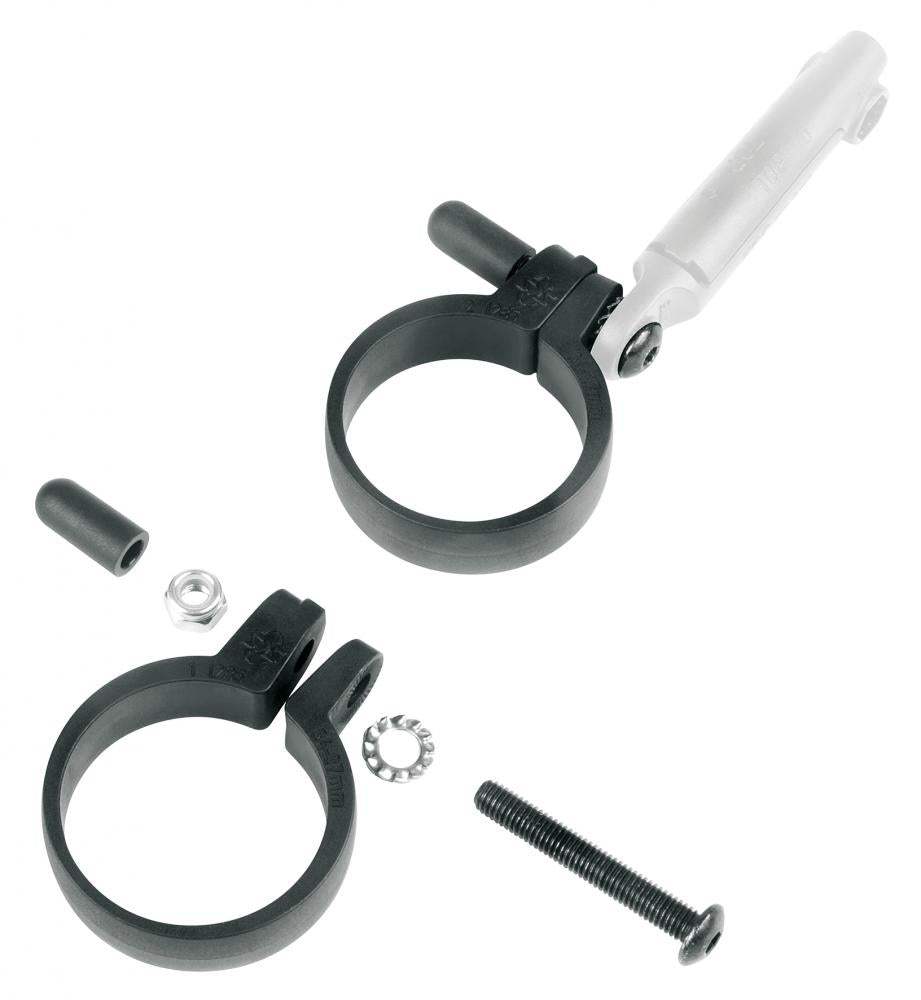 SKS Streben-Befestigungs-Schellen 40-43 mm - Set mit 2 Stück - Robuste Befestigung für Schutzbleche - Passend für Rundrohre - Einfache Montage