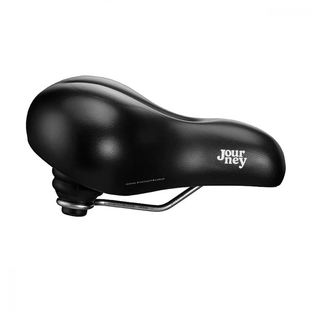 Selle Royal Sattel Journey Premium Relaxed Unisex - schwarz, 275 x 251 Millimeter, Royalgel, Elastomere, City- und Trekking-Komfortsattel