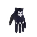 FOX Dirtpaw Vollfingerhandschuhe Schwarz/Weiß S mit TPR-Schutz