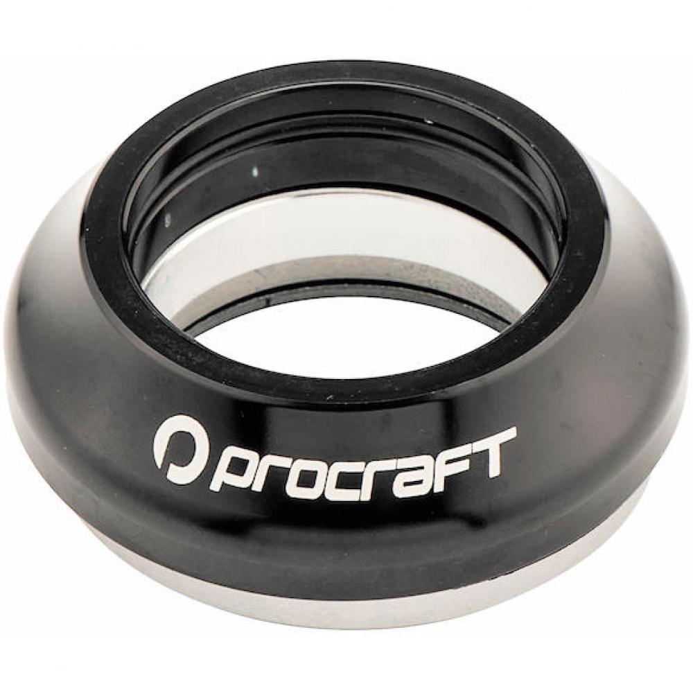 Procraft Steuersatz FIO 1.5" Schwarz - integrierter Ahead-Steuersatz für präzises Lenkverhalten
