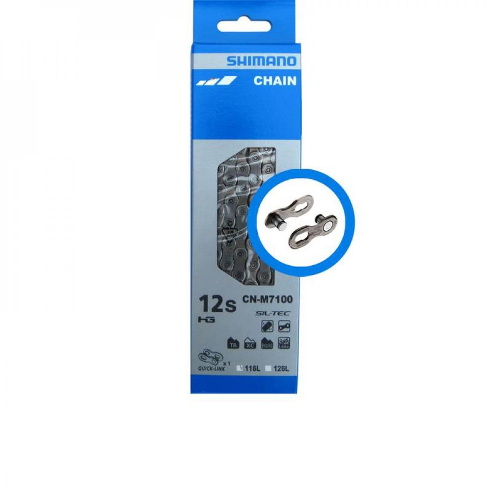 Shimano SLX CN-M7100 12-fach Kette 116 Glieder - präzise Schaltperformance für MTB