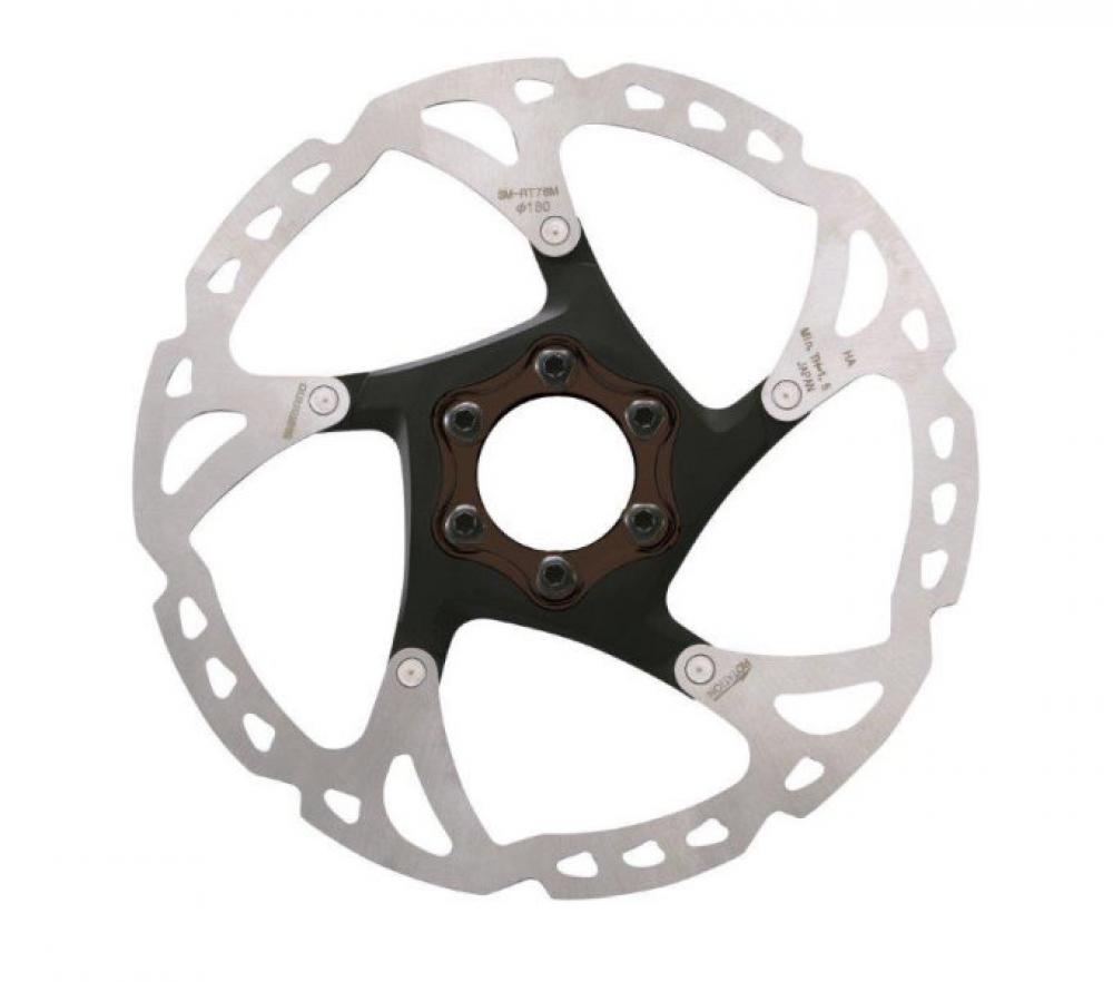 Shimano 1x Bremsscheibe SM-RT76M Ø180mm 6-Loch-Aufnahme