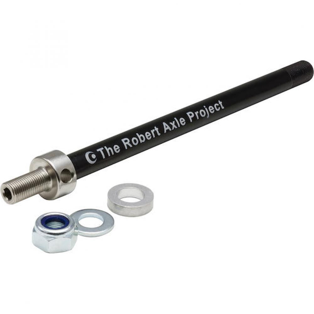 The steckachse robert axle kid214 12x172/178 178 Schwarz - stabile Anhänger-Steckachse