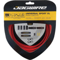 Jagwire Universal Sport XL Bremszugset Rot - Extra lange Außenhüllen für MTB & Rennrad
