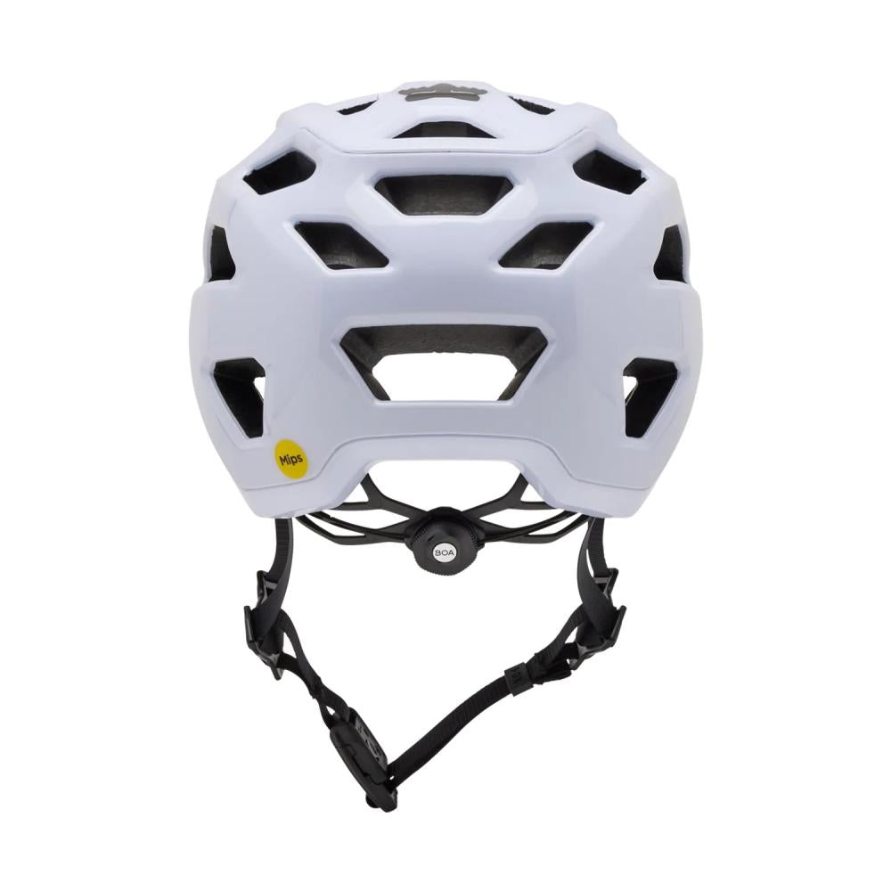 FOX Crossframe Pro Solids MTB-Helm White L 59-63 cm Mips