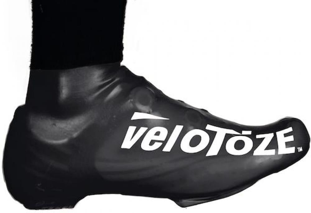 VeloToze Überschuh 2.0 kurz S/M schwarz - wasserdichter Aero-Überschuh für kalte Tage