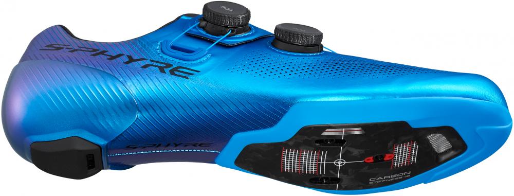 SHIMANO RC903 Rennradschuhe - SPD-SL, Wide Fit, Größe 46, Blau