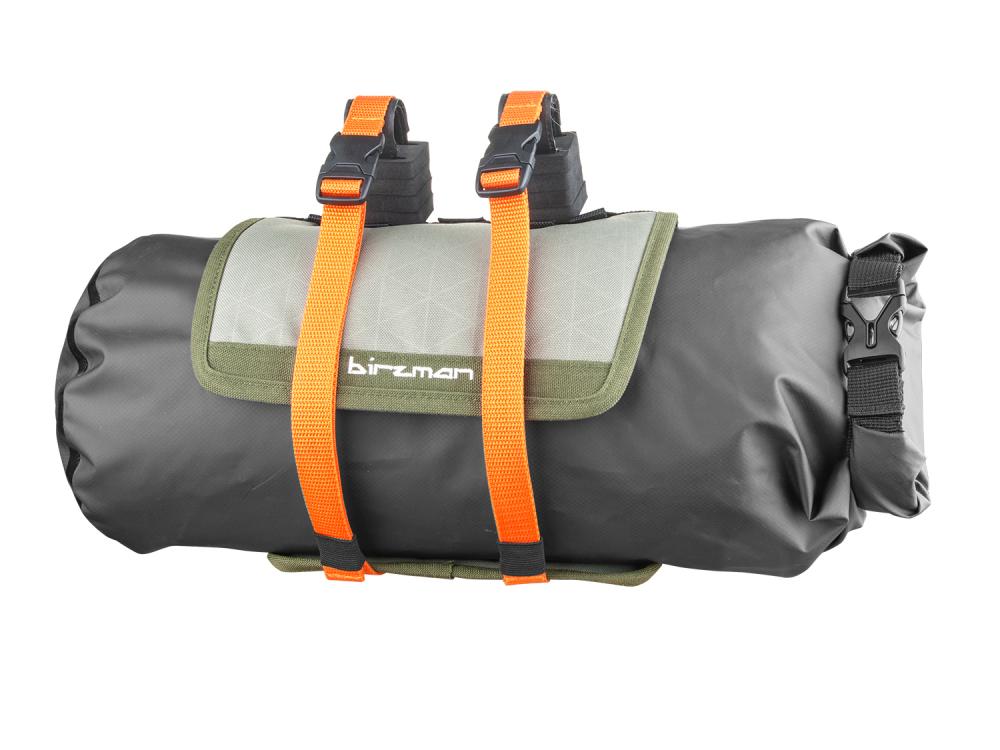 Birzman Packman Handlebar Pack 9,5L Olive - Wasserdichte Lenkertasche für Bikepacking