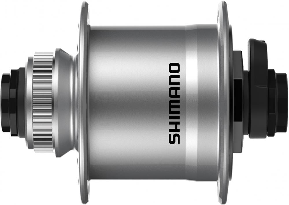 SHIMANO Nabendynamo DH-UR708-3D 6V/3W Center-Lock - 708-3, Silber 36 Loch