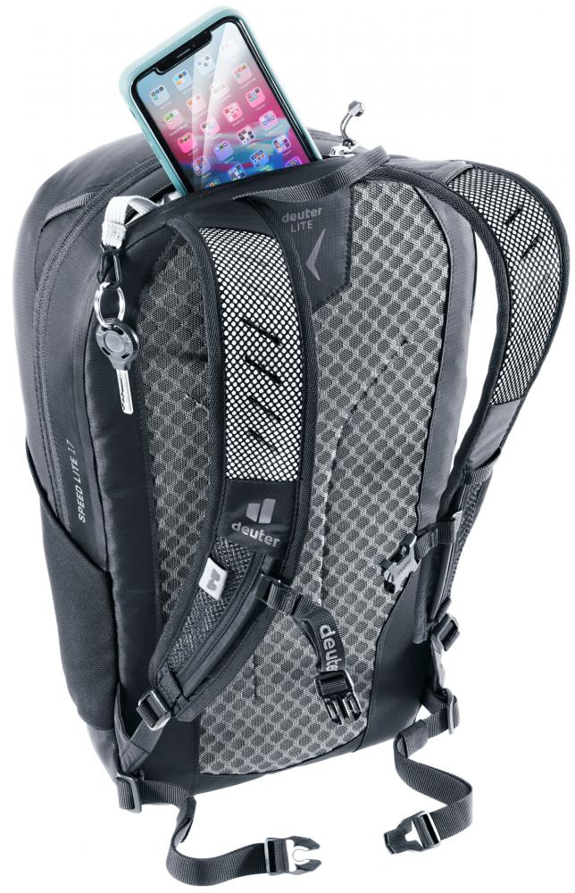 Deuter Speed Lite 17 Wanderrucksack 17 Liter Schwarz - Ultraleicht für Tageswanderungen
