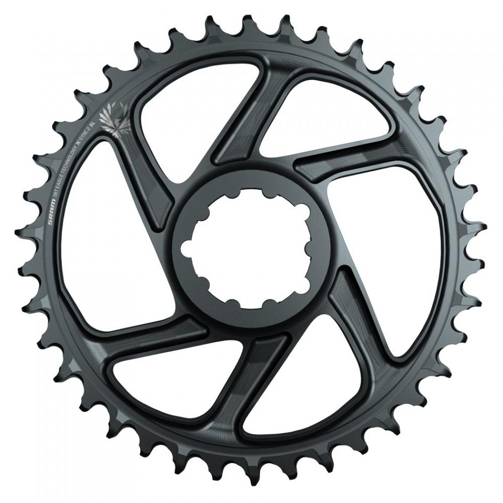SRAM Kettenblatt X-Sync 2 SL Eagle 36T 6 mm lunargrau - Leichtes Boost-Upgrade für 12-fach Antriebe
