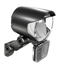 Herrmans Frontscheinwerfer H-Black MR4 E für E-Bikes, schwarz, 230 Lumen, StVZO-zugelassen mit integriertem Reflektor