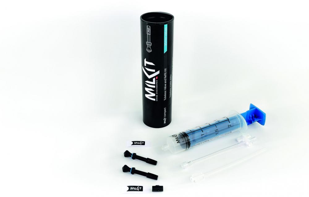 milKit DC3 Tubeless Nachfüllkit compact 35 mm - Dichtmilch nachfüllen ohne Luftverlust