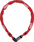 Abus Kettenschloss 1200 Web Security Level 2 Farbe rot Länge 60 cm 4 mm starke Rundkette