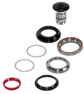 NECO, Steuersatz, 1 1/8'' Voll Integrierte Cartridge Lager, 41.8mm x 30,5 mm, 45°x45°, Alu schwarz, incl. Expander (daher auch für Carbonschäfte)