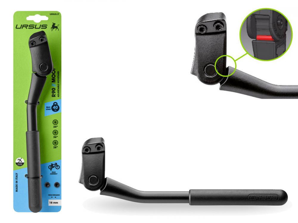 Ursus Hinterbauständer MOOI+ REAR ANS Aluminium 18mm Platte für 24