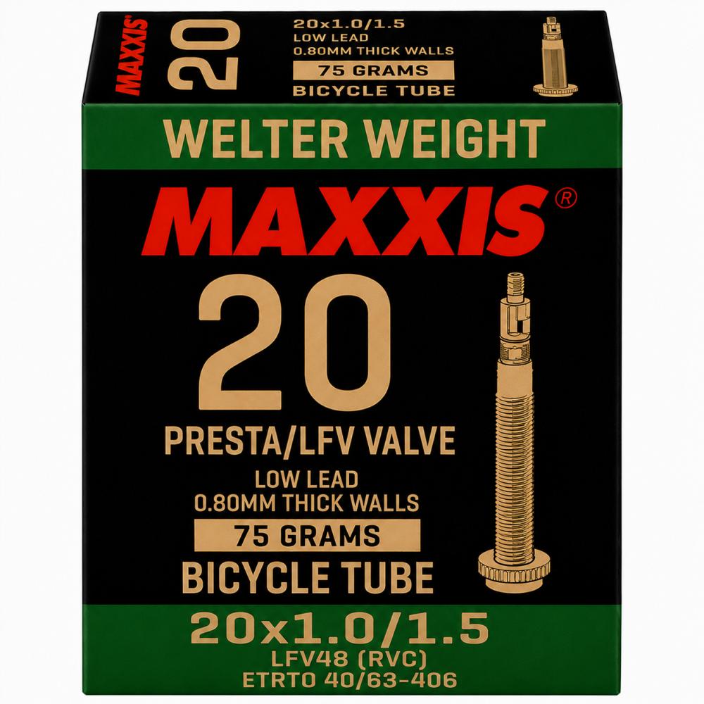 Maxxis WelterWeight Schlauch 20 x 1,00-1,50 Zoll - 25/40-406, SV 48 mm