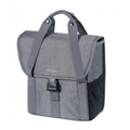 Basil Einzeltasche Go Single grey melee mit Reflexstreifen 16l