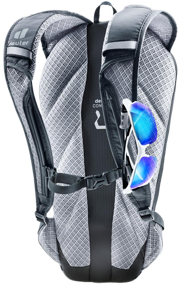 Deuter Road One Fahrradrucksack 5L - Ultraleichter Rennrad-Rucksack Schwarz