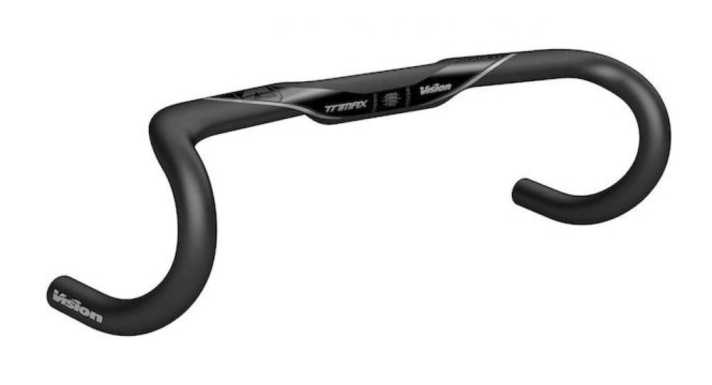 Vision Trimax Aero Lenker 31,8 x 440 mm Schwarz - Aerodynamik für Rennrad & Triathlon