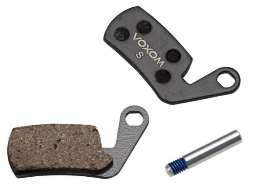 Voxom Scheibenbremsbeläge BSC14 semi-metal für Magura Marta, 2 Stück mit Haltebolzen