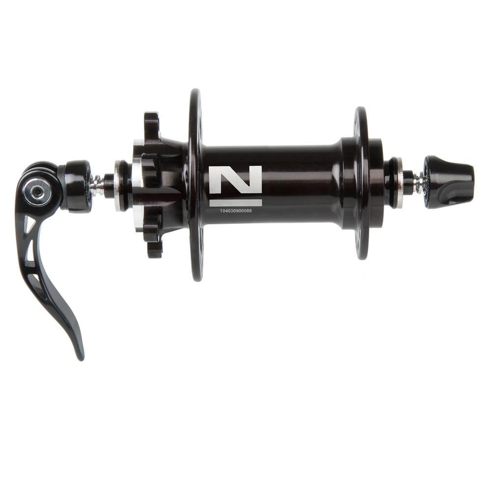 Novatec Vorderradnabe D791SB Superlight Disc schwarz - Schnellspanner 5 x 100 Millimeter, 32 Loch, 2 Industrielager, Aluminium