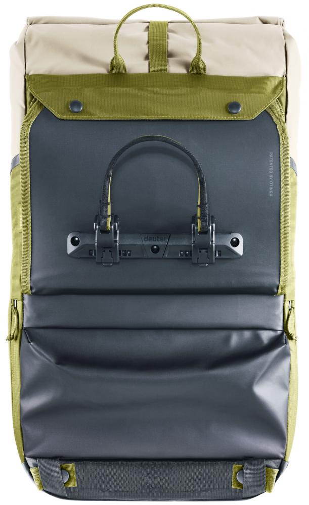 Deuter Xberg 25 Fahrradrucksack 2in1 - Hinterradtasche & Rucksack Cactus-Desert