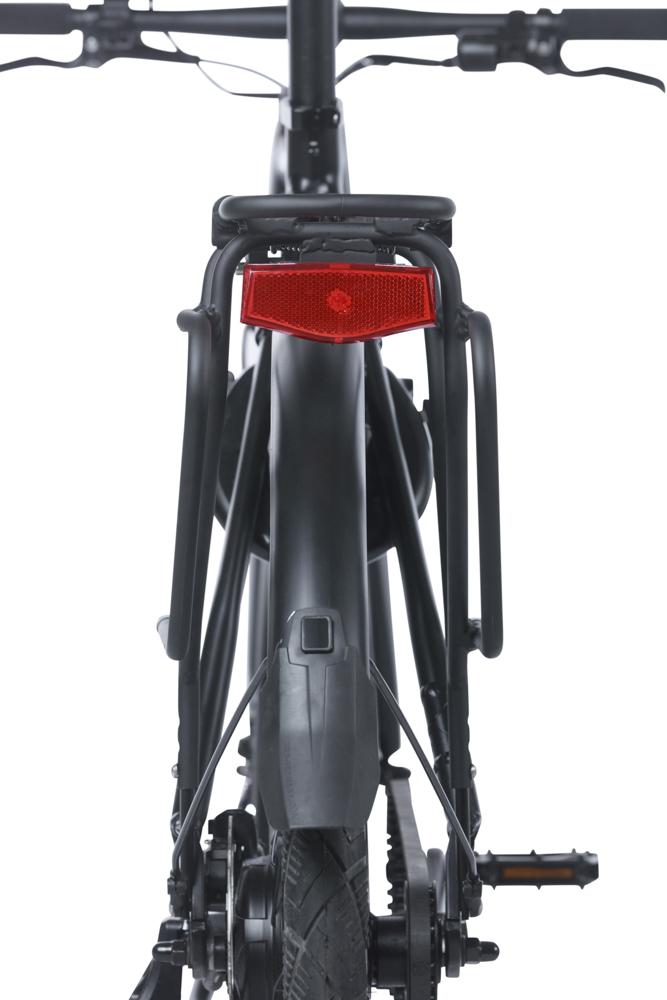 Basil Cargo Gepäckträger hinten schwarz, 26-28 Zoll, Aluminium, 30kg MIK kompatibel, am Fahrrad.