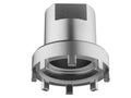 Birzman Lockring-Steckschlüssel für Shimano STEPS d=43mm E-Bike silber