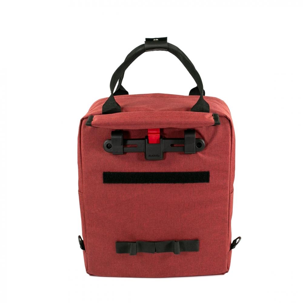 Haberland Bike-Rucksack More Than School schwarz/rot - smarter Schul- & Alltagsbegleiter