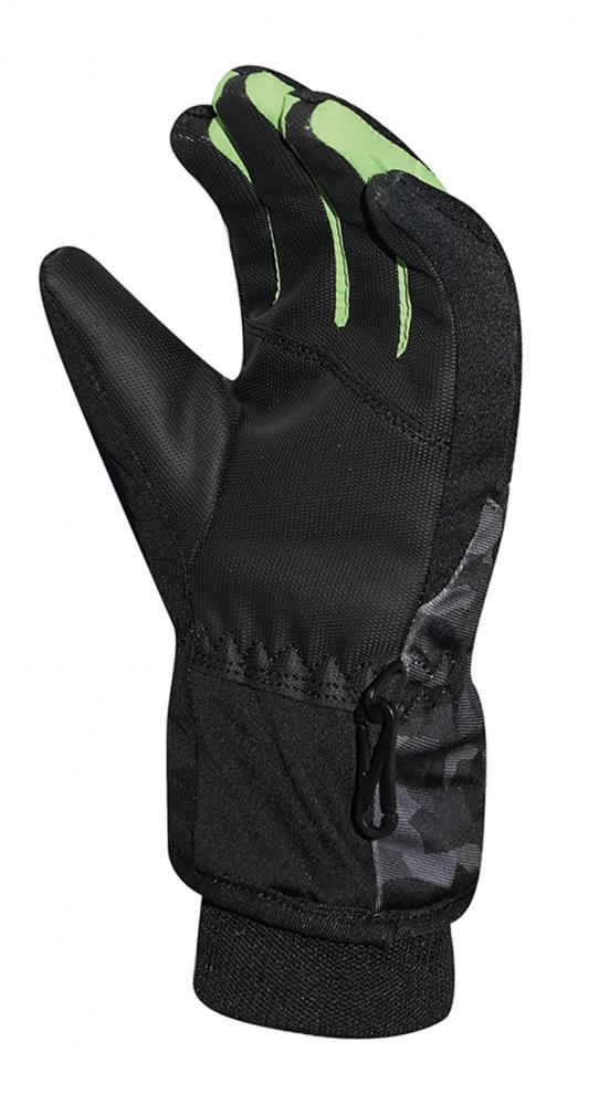 CHIBA Snow Flash - wasserdichte Radhandschuhe tarn/apfel, Größe 7