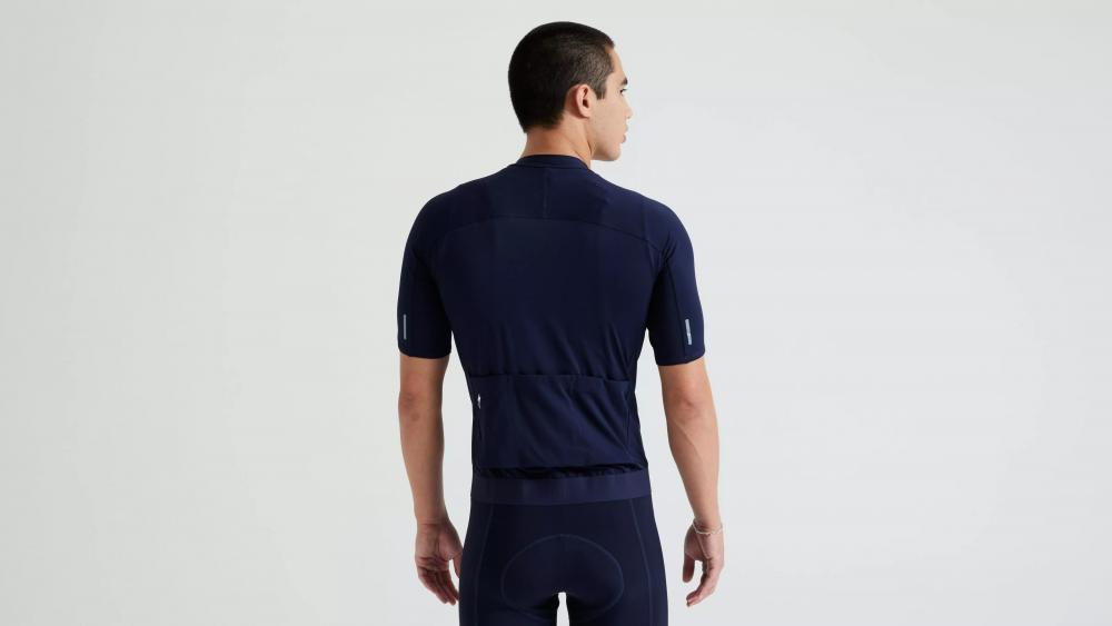 FOUNDATION Jersey Kurzarm Herren Dunkelblau M - Nachhaltig & Funktional - Radtrikot kurzarm